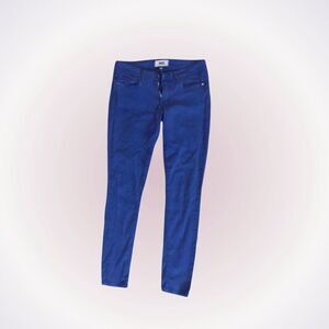 Paige bright blue denim skinny jeans | Sz 27